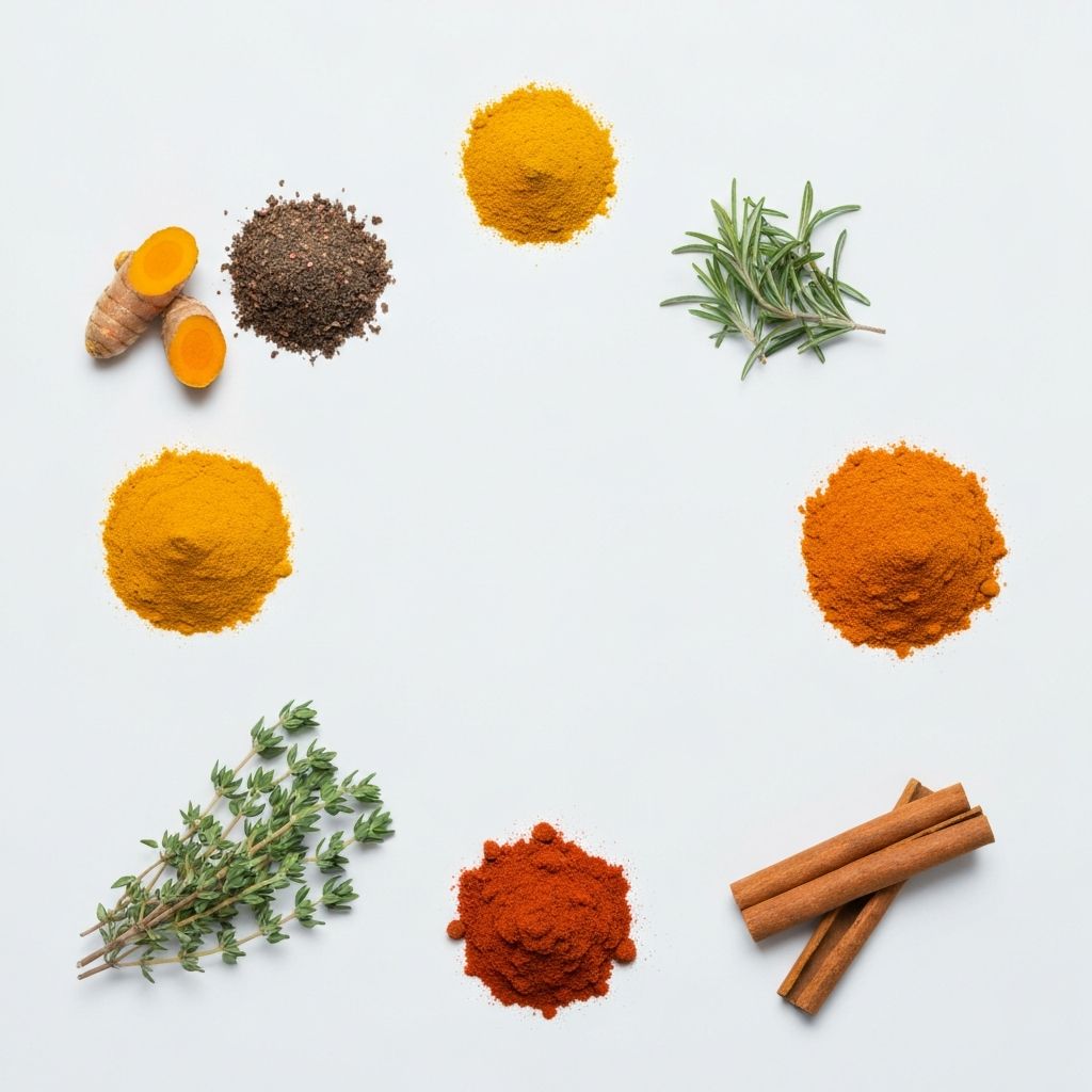 Various natural plant ingredients